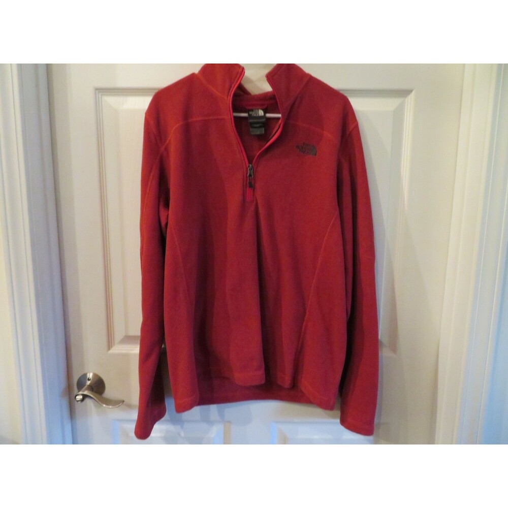 Nice Mens Red The North Face Pullover, M
